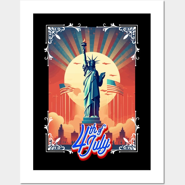 4th of July // T-shirt Lifestyle Wall Art by Kalico Design